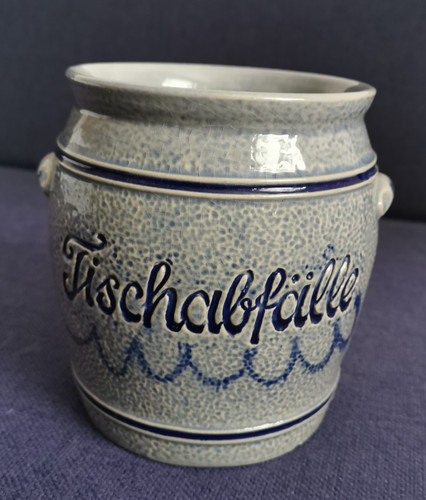 Grau blau salzglasiertes - grau-blau,
