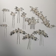 Braut Haarschmuck 10 Teile