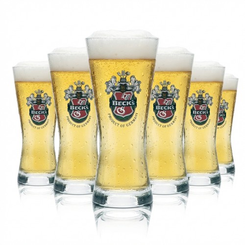 Becks glas bier becher - glas, 0,2l