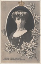 ***ORIGINAL POSTCARD*KÖNIGIN-QUEEN ELISABETH VON BELGIEN-Adel-Royal-Monarchie