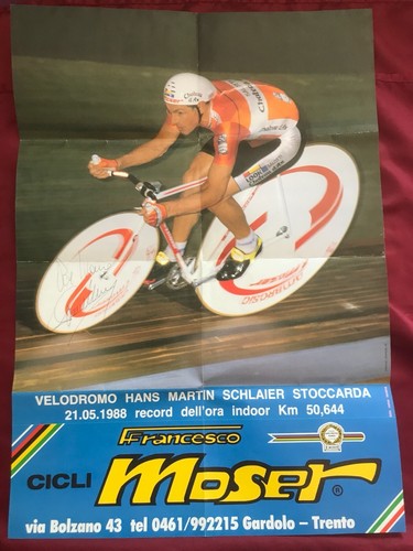 Autogramm francesco moser auf - francesco,