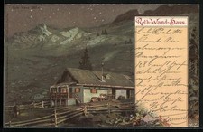 Lithographie Roth-Wand-Haus, Ansicht 1902 