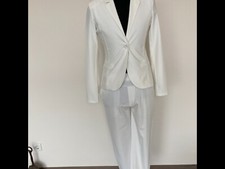 Kaffe Hosenanzug weiß ( creme )  ( s.Fotos), Gr. 38