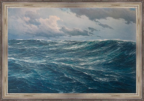 Aufgewühlte see wellen 1924 - wellen,