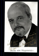 Alex von Hagemeister Foto Original Signiert ## BC 20264
