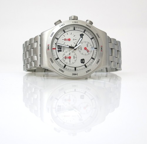 Silver again swatch - again, irony