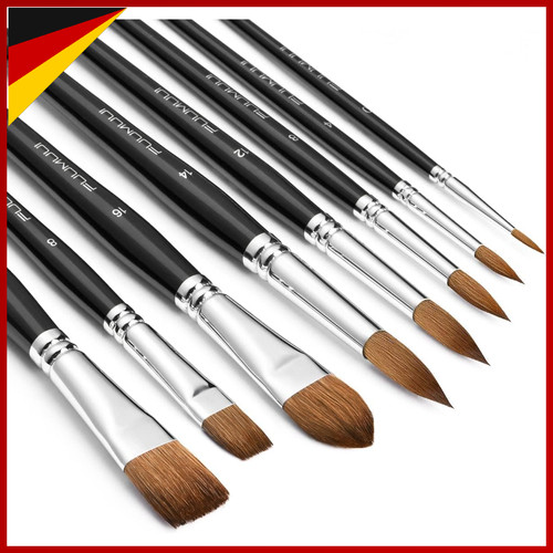 Aquarellpinsel set 8er - set,