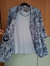 Zweiteiler, Twinset, Bluse mit