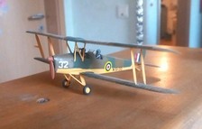 De Havilland 82 Tiger Moth - Englischer Doppeldecker - gebaut und bemalt in 1:48