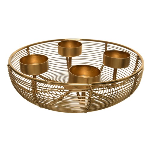 Adventsgesteck cm gold - Ø, 20