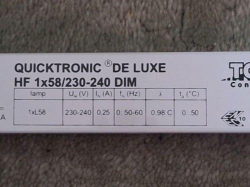 Osram vorschaltgerät evg - 10, x
