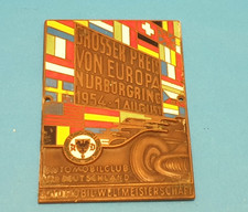 B021982l9170 - Alte Automobil Plakette AVD Großer Preis von Europa Nürnb. 1954