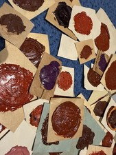 Alte Wachssiegel auf