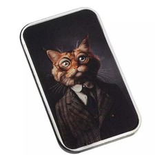 Silberbarren Human Cats Einstein Holy Land Mint 1 oz Silber 999 Color +OVP