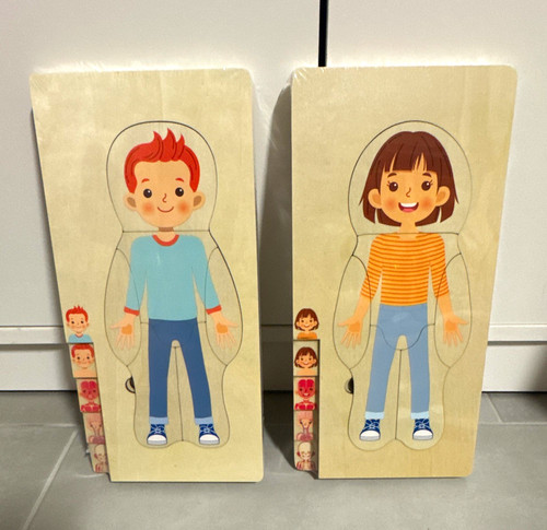 Holz setzpuzzle steckpuzzle - 2x, holz-setzpuzzle/steckpuzzle