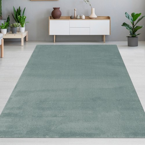 Teppich modern uni elegant - teppich,