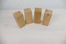 4x Möbelfuß Tischbein Holz Eiche 65x65x180mm Tischbein, Kantholz