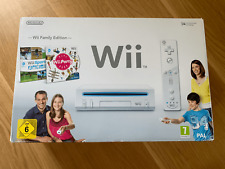Nintendo Wii Family Edition / Spielekonsole Weiß in OVP / sehr gut