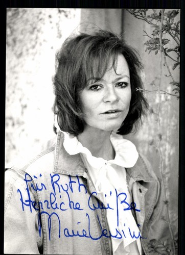 Marie versini autogrammkarte - marie,