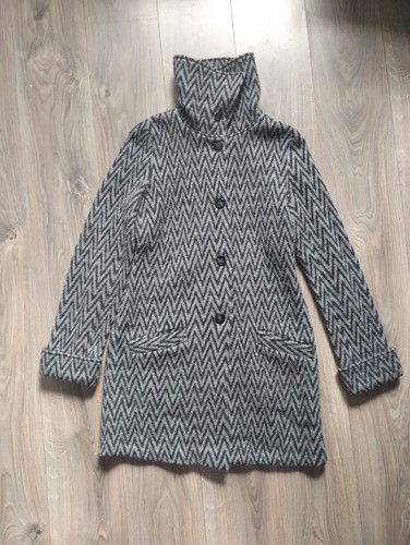 Damen wollmantel parka - wollmantel,