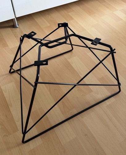 Vitra eames low - black, rod