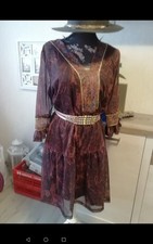 Chiffon Kleid mit Voillant und