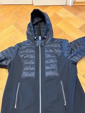 ? Street one Jacke mit Kapuze - Materialmix - Softshell blau Gr. 44 - Klasse!