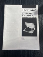 Technics 1200mk2 1210mk2 - technics, sl-1210mk2