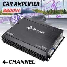 8800w 12V 4-Kanal Auto Verstärker Class A/B Andeman Endstufe PKW KFZ