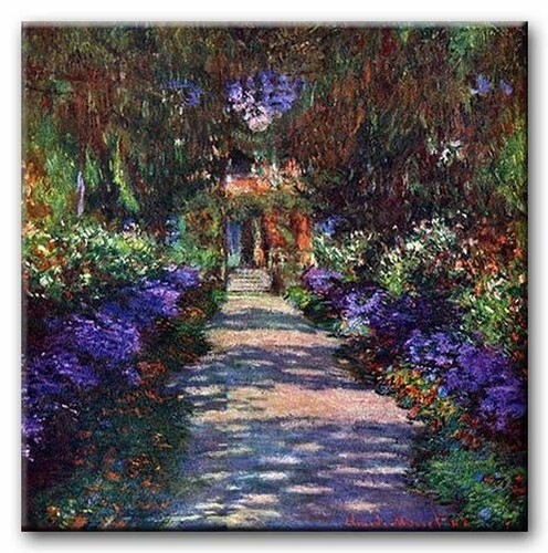 Premium leinen kunst claude - premium,