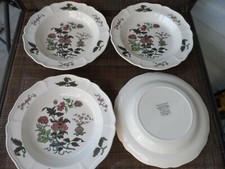 4 Wedgwood Mandarin Rim Soup