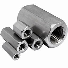 Langmuttern Gewindemuffen DIN6334 A2 Außensechskant