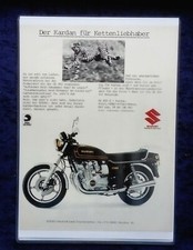 Suzuki GS 850 G Werbung 1980