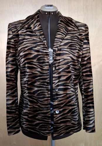 Blazer jacke mit animalprint - mit,