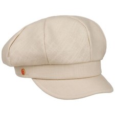 MAYSER Antje Light Leinen Ballonmütze Newsboy Cap Leinencap Damencap