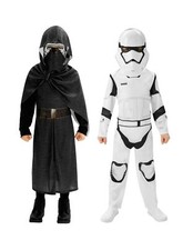 Star Wars Kylo Ren & Stormtrooper Doppelpack Kostüm für Kinder - Die dunkle
