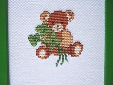 Stickbild "Glücksteddy"