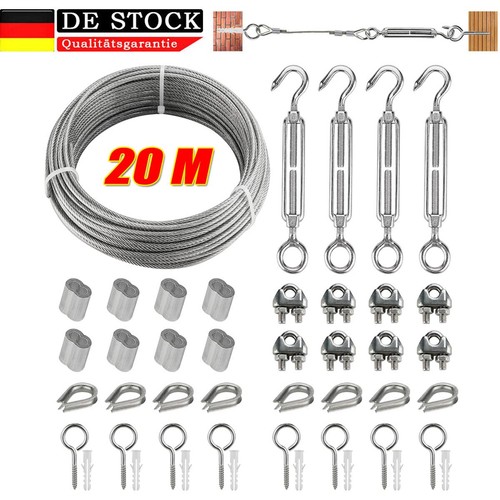 Drahtseil 3mm edelstahl - drahtseil, edelstahl,