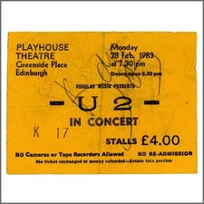 U2 1983 Bono And Larry Mullen