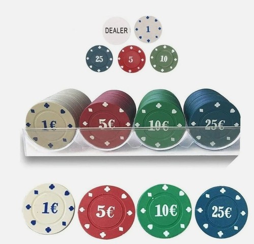 Profi poker set mit - poker, chips