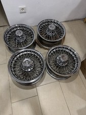 Ruote Borrani Speichenräder Chrom 15x6,5 4181 Made In Italy, Jaguar E-Type