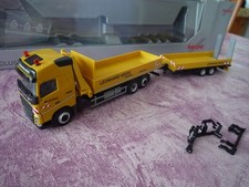 Herpa 944151 Volvo  Pritschen mit Kran u. Tieflader  Leonhard Weiss 1:87  in OVP