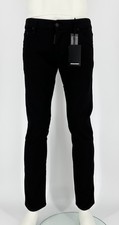 Dsquared2 Herren Jeans Gr. 50 schwarz Regular Clement Guy Logo
