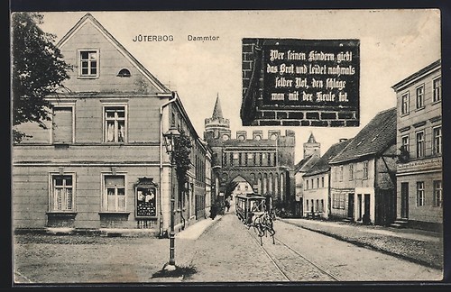 Ansichtskarte jüterbog - ansichtskarte,