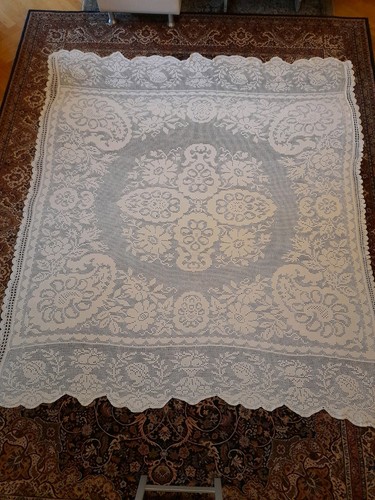 Tischdecke baumwolle weiß - tischdecke,