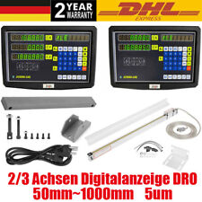 2 3 Achsen Digitalanzeige DRO lineare Skala Scale Hohe Präzision 50-1000mm Lathe