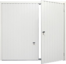 Schwingtor mit TUR  Schlupftur