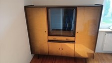 Wohnzimmerschrank, Highboard 60er Jahre     Antik