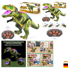 JOYIN Kinder LED Ferngesteuertes Dinosaurier Spielzeug, Elektronik T-Rex Dino