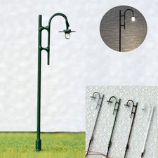 LED Straßenlampen Bogenleuchten 7,5cm Bogenlampen H0 10 Stück Laternen Leuchten